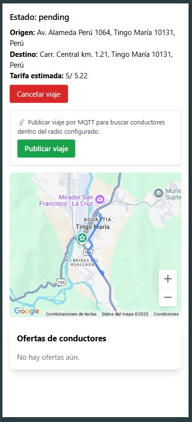 Paso 4: Publicar viaje
